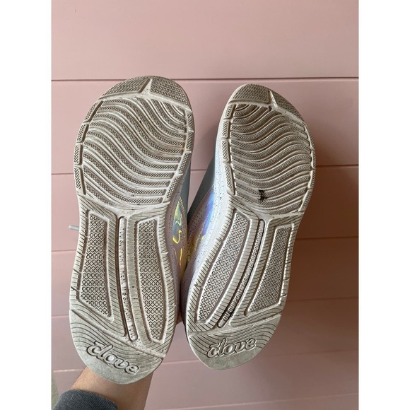 Clove Light Blue Holographic Limited Edition Nursing Tennis Shoes - Picture 8 of 9